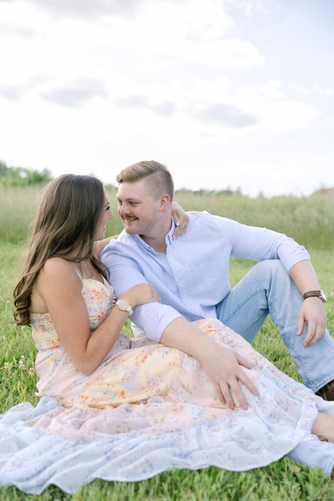 engagement photos at your wedding venue