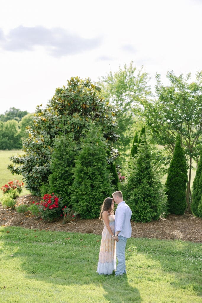 Engagement Photos at the white dove barn in beechgrove, tn