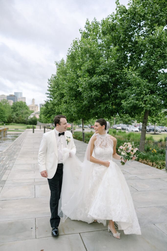 New Orleans inspired wedding details at Tennessee State Museum