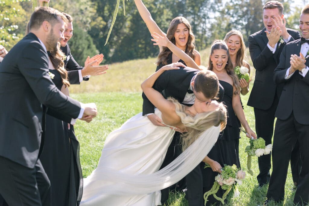 A Fall Wedding at The Venue at Birchwood in Spring Hill, TN with her gorgeous bouquet by Larson Floral Design Co