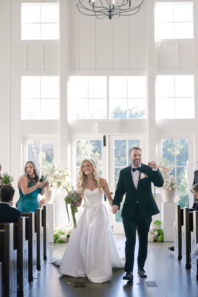 beautiful ceremony - A Fall Wedding at The Venue at Birchwood in Spring Hill, TN with her gorgeous bouquet by Larson Floral Design Co
