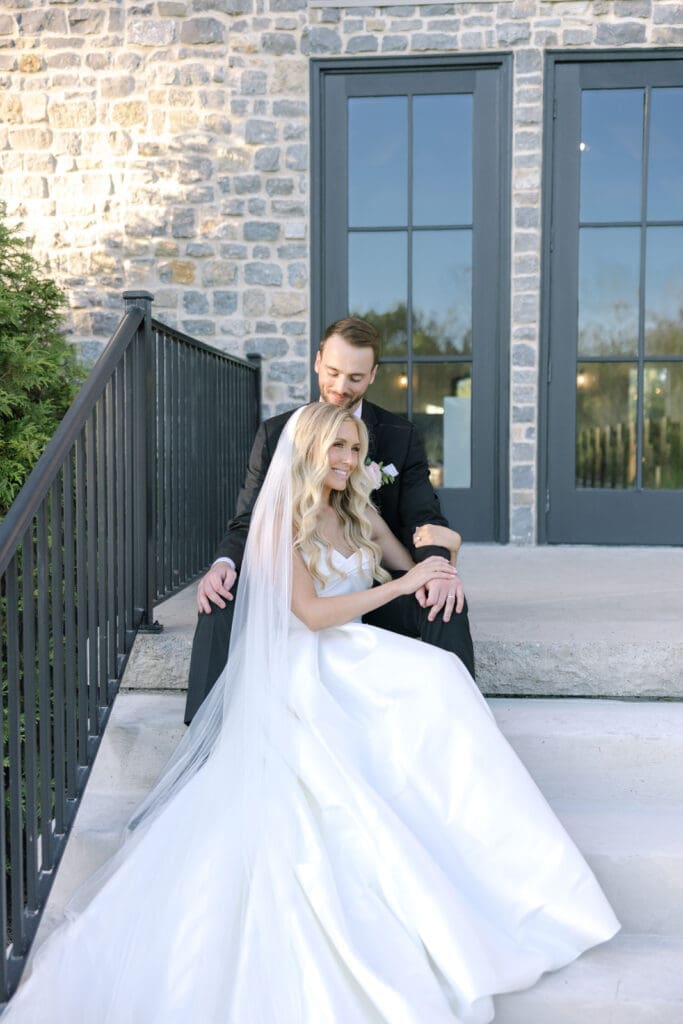 A Fall Wedding at The Venue at Birchwood in Spring Hill, TN with her gorgeous bouquet by Larson Floral Design Co