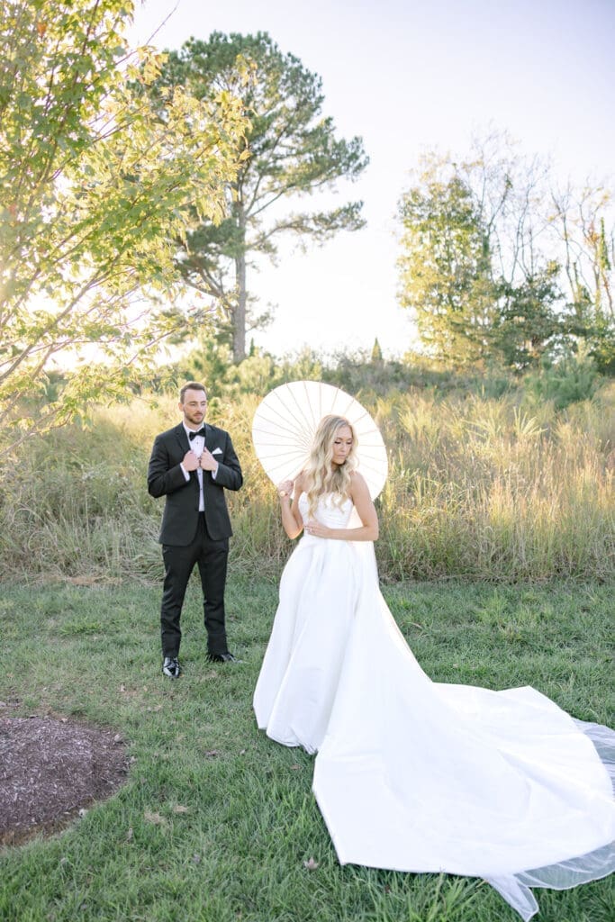 A Fall Wedding at The Venue at Birchwood in Spring Hill, TN with her gorgeous bouquet by Larson Floral Design Co