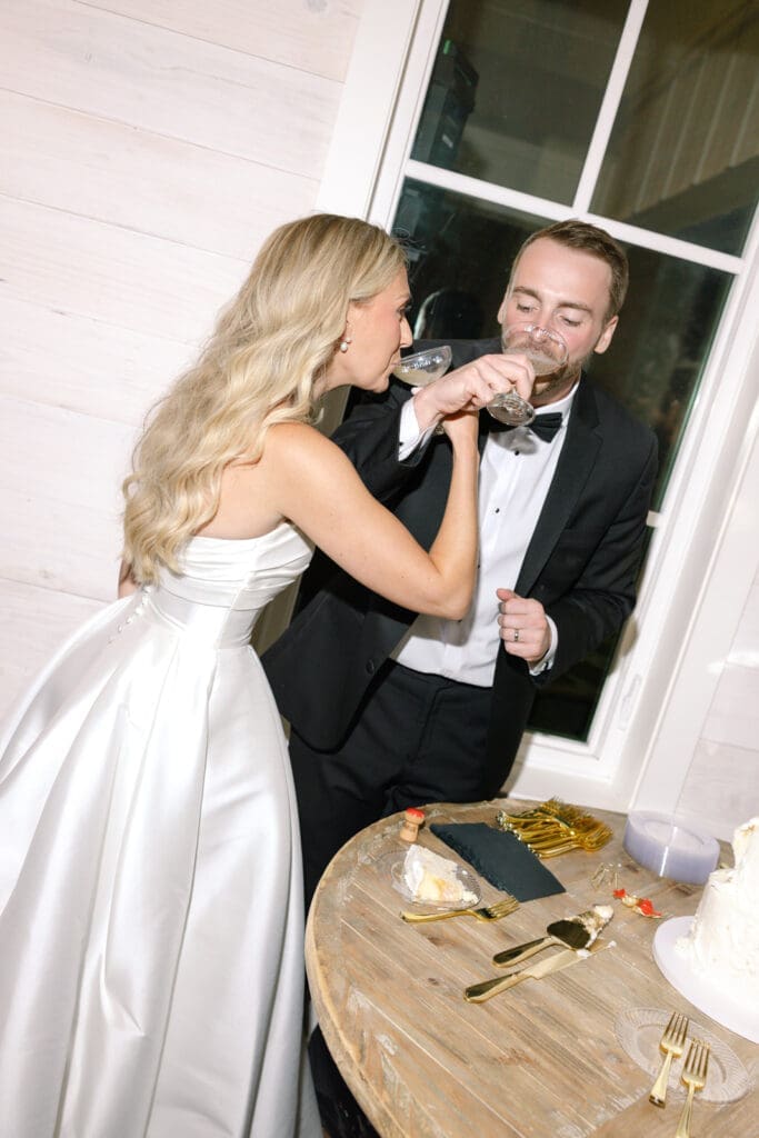 reception photos from a A Fall Wedding at The Venue at Birchwood in Spring Hill, TN with her gorgeous bouquet by Larson Floral Design Co