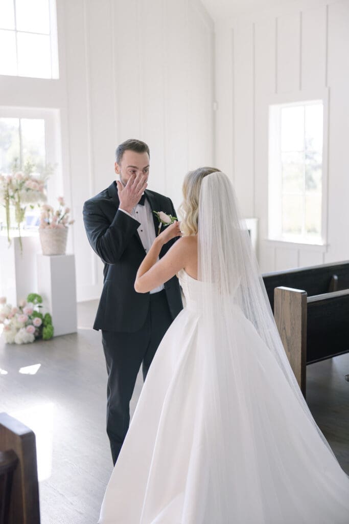A Fall Wedding at The Venue at Birchwood in Spring Hill, TN with her gorgeous bouquet by Larson Floral Design Co