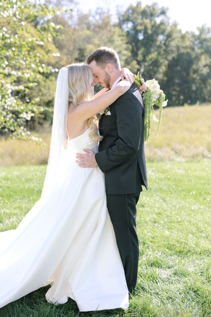 A Fall Wedding at The Venue at Birchwood in Spring Hill, TN with her gorgeous bouquet by Larson Floral Design Co